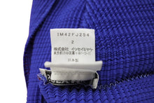 画像をギャラリービューアに読み込む, 極美品 ISSEY MIYAKE WHITE LABEL イッセイミヤケ ホワイトレーベル 半袖プリーツカットソー IM42FJ254 サイズ2 バイカラー 中古 4b004377
