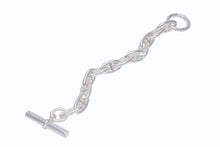 Load image into Gallery viewer, 新品未使用 HERMES エルメス シェーヌダンクルGM ブレスレット 12コマ 新型 シルバー925 71.7g ジュエリー アクセサリー 小物 中古 4b004384