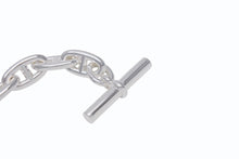 Load image into Gallery viewer, 新品未使用 HERMES エルメス シェーヌダンクルGM ブレスレット 12コマ 新型 シルバー925 71.7g ジュエリー アクセサリー 小物 中古 4b004384