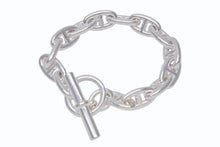 画像をギャラリービューアに読み込む, 新品未使用 HERMES エルメス シェーヌダンクルGM ブレスレット 14コマ 新型 シルバー925 79.8g ジュエリー アクセサリー 小物 中古 4b004386