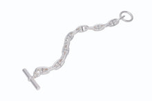 画像をギャラリービューアに読み込む, 新品未使用 HERMES エルメス シェーヌダンクルGM ブレスレット 14コマ 新型 シルバー925 79.8g ジュエリー アクセサリー 小物 中古 4b004386