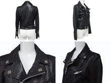 画像をギャラリービューアに読み込む, CHROME HEARTS クロムハーツ ダブル ライダースジャケット サイズS ダガージップ クロスボール ローラーベルト シルバー925 美品 中古 4b004394