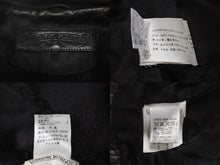 画像をギャラリービューアに読み込む, CHROME HEARTS クロムハーツ ダブル ライダースジャケット サイズS ダガージップ クロスボール ローラーベルト シルバー925 美品 中古 4b004394