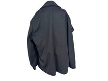 画像をギャラリービューアに読み込む, 極美品 Christian Dior クリスチャンディオール FRONT PANEL PEA COAT トレンチコート 943C435B4703 ブラック サイズ50 中古 4b004395