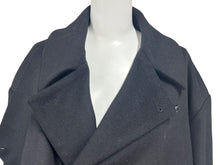 画像をギャラリービューアに読み込む, 極美品 Christian Dior クリスチャンディオール FRONT PANEL PEA COAT トレンチコート 943C435B4703 ブラック サイズ50 中古 4b004395