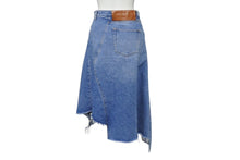 画像をギャラリービューアに読み込む, LOEWE ロエベ デニム スカート 再構築アシンメトリー S2105350IB インディゴブルー サイズ36 レディース 4b004398