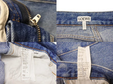 画像をギャラリービューアに読み込む, LOEWE ロエベ デニム スカート 再構築アシンメトリー S2105350IB インディゴブルー サイズ36 レディース 4b004398