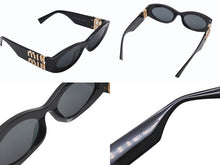 Load image into Gallery viewer, MIUMIU ミュウミュウ サングラス ブラック プラスチック 54□21 SMU11W レディース 美品 中古 4b004400