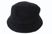 Load image into Gallery viewer, CHANEL シャネル バケットハット ココマーク WS4847 パイル地 サイズS ブラック 中古 4c067600