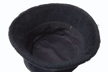 Load image into Gallery viewer, CHANEL シャネル バケットハット ココマーク WS4847 パイル地 サイズS ブラック 中古 4c067600