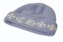 Load image into Gallery viewer, CHROME HEARTS クロムハーツ BIG DADDY ビッグダディ ビーニー ニットキャップ ONE SIZE スターボタン カシミヤ 美品 中古 4b004403