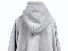 画像をギャラリービューアに読み込む, 極美品 VETEMENTS ヴェトモン 24FW ILLUSION LOGO HOODIE フーディー パーカー UA65HD370G コットン グレー サイズXS 中古 4b004408