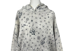 画像をギャラリービューアに読み込む, 極美品 SAINT MICHAEL セントマイケル × Dr.Woo ドクターウー フーディー SM-HR8-0000-C42 サイズXL グレー タトゥー 中古 4b004407