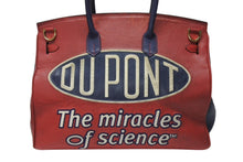 Load image into Gallery viewer, greatLAnd グレートランド ハンドバッグ バーキン型 再構築 レッド ネイビー レザー ゴールド金具 中古 4b004411