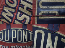 Load image into Gallery viewer, greatLAnd グレートランド ハンドバッグ バーキン型 再構築 レッド ネイビー レザー ゴールド金具 中古 4b004411