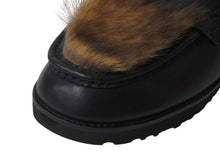 Load image into Gallery viewer, UGG AMBUSH Loafer アグ アンブッシュ ローファー 1172911 ブラック メタル シープスキン 美品 中古 4b004412