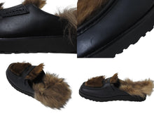 Load image into Gallery viewer, UGG AMBUSH Loafer アグ アンブッシュ ローファー 1172911 ブラック メタル シープスキン 美品 中古 4b004412