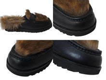 Load image into Gallery viewer, UGG AMBUSH Loafer アグ アンブッシュ ローファー 1172911 ブラック メタル シープスキン 美品 中古 4b004412