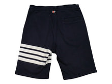 Load image into Gallery viewer, THOM BROWNE トムブラウン クラシック ループバック 4BAR スウェットショーツ MJQ012H サイズ0 ネイビー ホワイト 良品 中古 4b004414