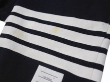 Load image into Gallery viewer, THOM BROWNE トムブラウン クラシック ループバック 4BAR スウェットショーツ MJQ012H サイズ0 ネイビー ホワイト 良品 中古 4b004414