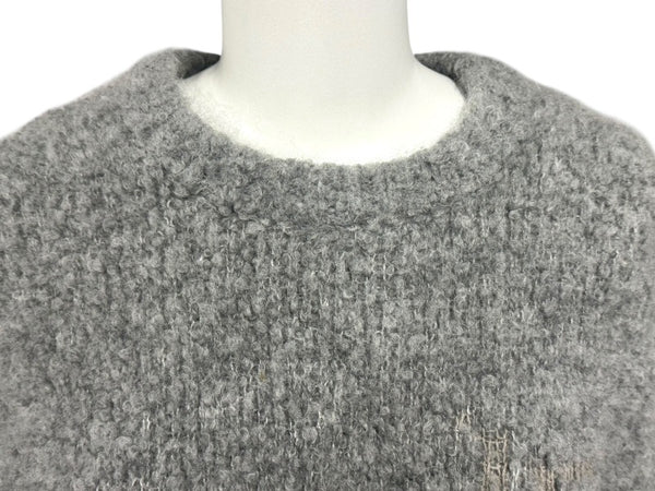 Lucien Pellat-Finet ルシアンペラフィネ ニット セーター グレー カシミヤ サイズL 美品 中古 4b004417