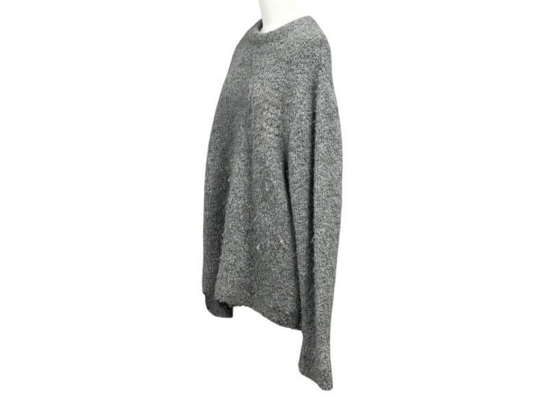 Lucien Pellat-Finet ルシアンペラフィネ ニット セーター グレー カシミヤ サイズL 美品 中古 4b004417