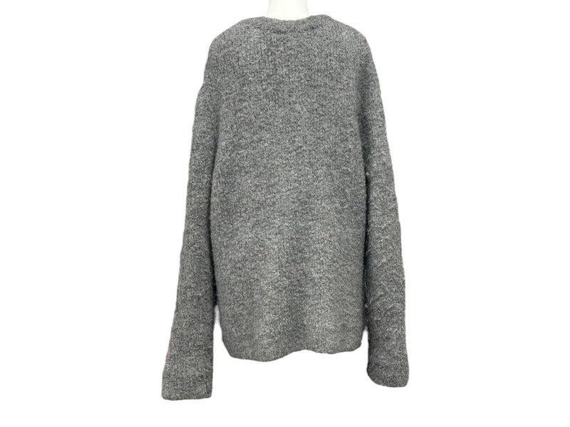 Lucien Pellat-Finet ルシアンペラフィネ ニット セーター グレー カシミヤ サイズL 美品 中古 4b004417