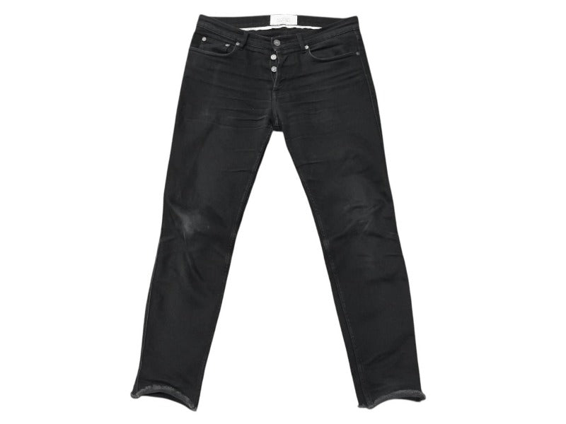GIVENCHY ジバンシー デニムパンツ スキニー ブラック コットン ポリウレタン 30 中古 4b004419