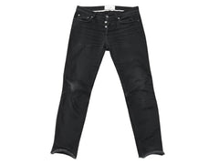 GIVENCHY ジバンシー デニムパンツ スキニー ブラック コットン ポリウレタン 30 中古 4b004419