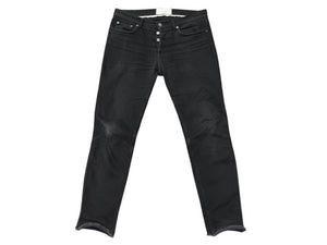 GIVENCHY ジバンシー デニムパンツ スキニー ブラック コットン ポリウレタン 30 中古 4b004419