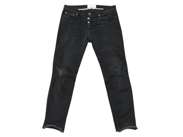 GIVENCHY ジバンシー デニムパンツ スキニー ブラック コットン ポリウレタン 30 中古 4b004419