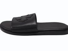 Load image into Gallery viewer, CHROME HEARTS クロムハーツ CH SLIDE CHスライド レザーサンダル サイズ37 CHプラスパッチ ホースシュー ブラック 美品 中古 4b004899