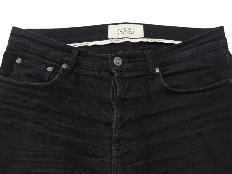 GIVENCHY Denim pants skinny black cotton polyurethane 30 used 4b004419