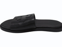 Load image into Gallery viewer, CHROME HEARTS クロムハーツ CH SLIDE CHスライド レザーサンダル サイズ37 CHプラスパッチ ホースシュー ブラック 美品 中古 4b004899