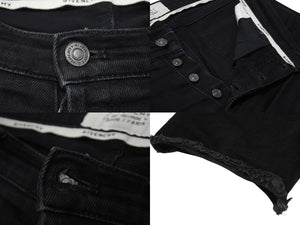 GIVENCHY ジバンシー デニムパンツ スキニー ブラック コットン ポリウレタン 30 中古 4b004419