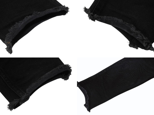 GIVENCHY ジバンシー デニムパンツ スキニー ブラック コットン ポリウレタン 30 中古 4b004419