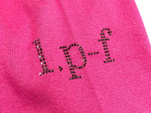 画像をギャラリービューアに読み込む, Lucien Pellat-Finet ルシアンペラフィネ 刺繍 ジップアップ パーカー ピンク グレー コットン サイズM 美品 中古 4b004421