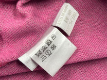 画像をギャラリービューアに読み込む, Lucien Pellat-Finet ルシアンペラフィネ 刺繍 ジップアップ パーカー ピンク グレー コットン サイズM 美品 中古 4b004421