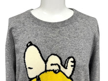 画像をギャラリービューアに読み込む, Lucien Pellat-Finet ルシアンペラフィネ ニット セーター スヌーピー セーター グレー カシミヤ 美品 中古 4b004423