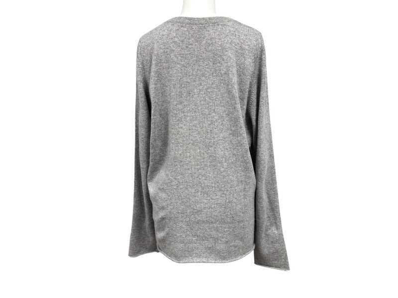 Lucien Pellat-Finet ルシアンペラフィネ ニット セーター スヌーピー セーター グレー カシミヤ 美品 中古 4b004423