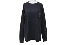 画像をギャラリービューアに読み込む, CHROME HEARTS クロムハーツ オールド 長袖Tシャツ サイズM スクロールラベルロゴ アームロゴ ブラック シルバー 美品 中古 4b004424