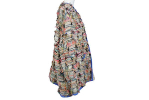 Very Good Condition CHANEL Tweed Jacket No Color 2017SS Multicolor Cotton Size 48 P56265V4229 Used 4b004428