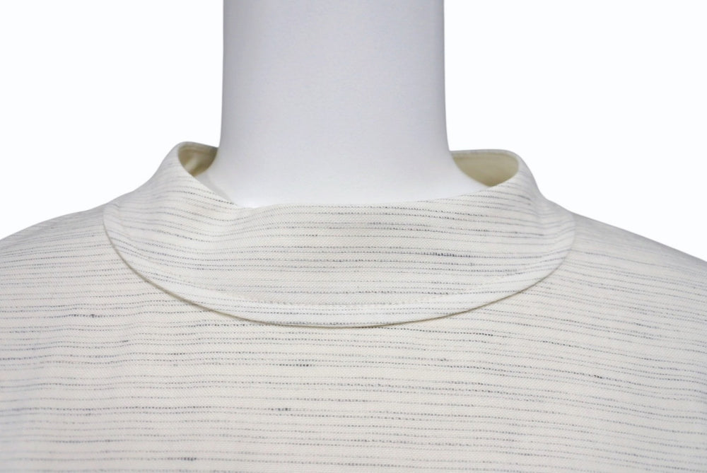 極美品 Christian Dior クリスチャンディオール ノーカラー バックボタンジャケット 393C665A5845 サイズ46 アイボリー 中古 4b004430