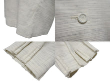 画像をギャラリービューアに読み込む, 極美品 Christian Dior クリスチャンディオール ノーカラー バックボタンジャケット 393C665A5845 サイズ46 アイボリー 中古 4b004430