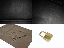 画像をギャラリービューアに読み込む, HERMES エルメス オータクロア45 ハンドバッグ ブラック トゴ ゴールド金具 □C刻印 美品 中古 4b004433