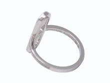 Load image into Gallery viewer, 新品未使用 HERMES エルメス エヴァー シェーヌ ダンクルPM リング 指輪 重量約3.2g 9号 サイズ51 18KWG 59D0.24ct シルバー 中古 4b004483