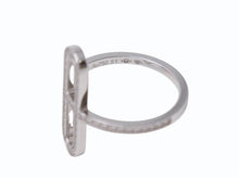 Load image into Gallery viewer, 新品未使用 HERMES エルメス エヴァー シェーヌ ダンクルPM リング 指輪 重量約3.2g 9号 サイズ51 18KWG 59D0.24ct シルバー 中古 4b004483