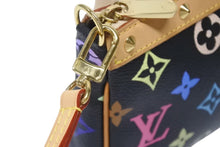 画像をギャラリービューアに読み込む, LOUIS VUITTON ルイヴィトン ポシェットアクセソワール アクセサリーポーチ M92648 モノグラム マルチカラー ブラック 美品 中古 4b004446