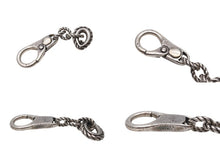 画像をギャラリービューアに読み込む, HERMES エルメス カドリーユ ヴィンテージ キーリング キーチェーン チャーム シルバー800 シルバー金具 良品 中古 4b004448