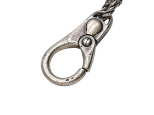 HERMES エルメス カドリーユ ヴィンテージ キーリング キーチェーン チャーム シルバー800 シルバー金具 良品 中古 4b004448